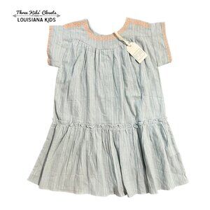NEW Bonheur Du Jour Paris 6Y Boho Embroidered Dress